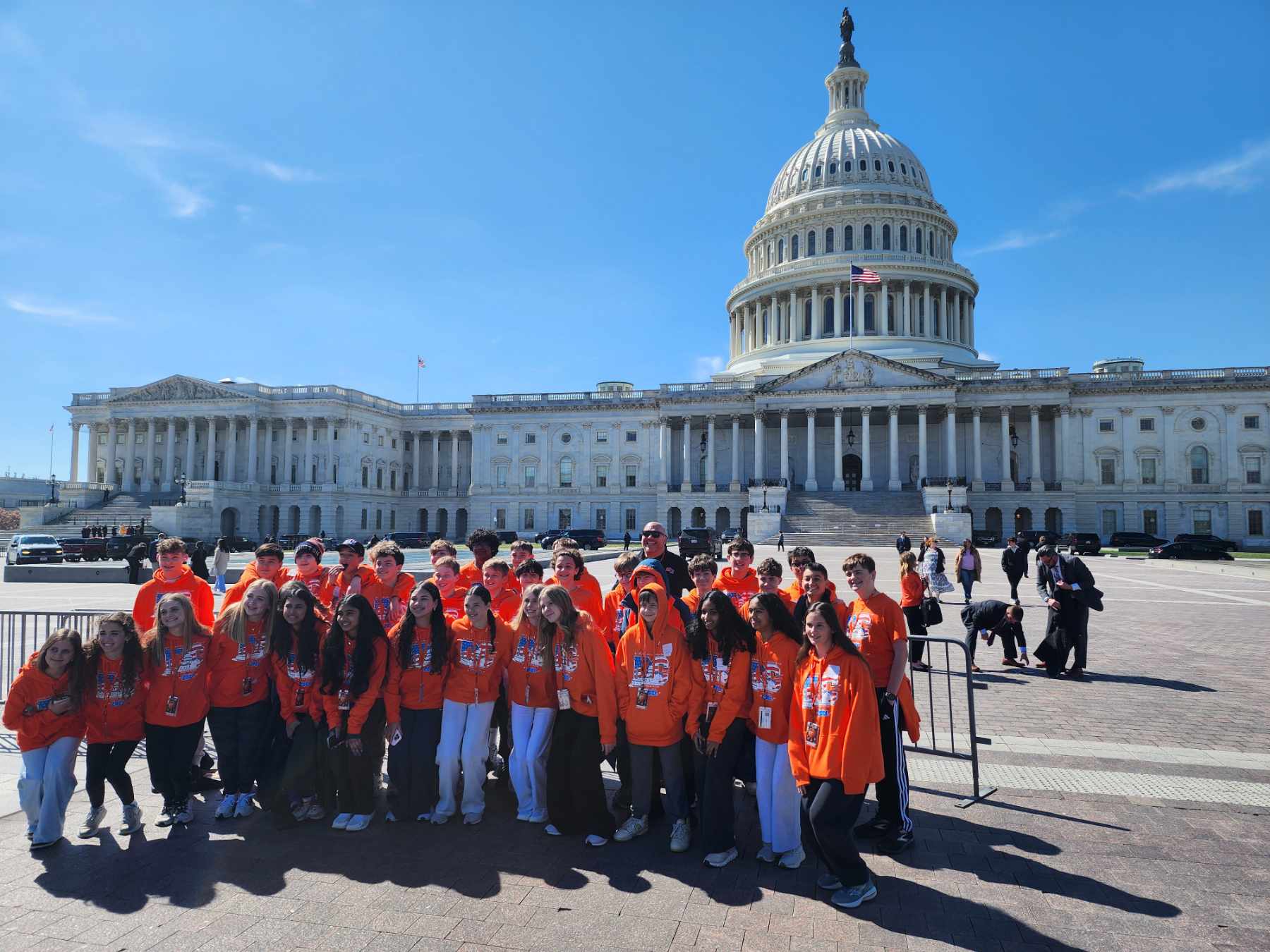 Group photo at the U.S. Capitol Building