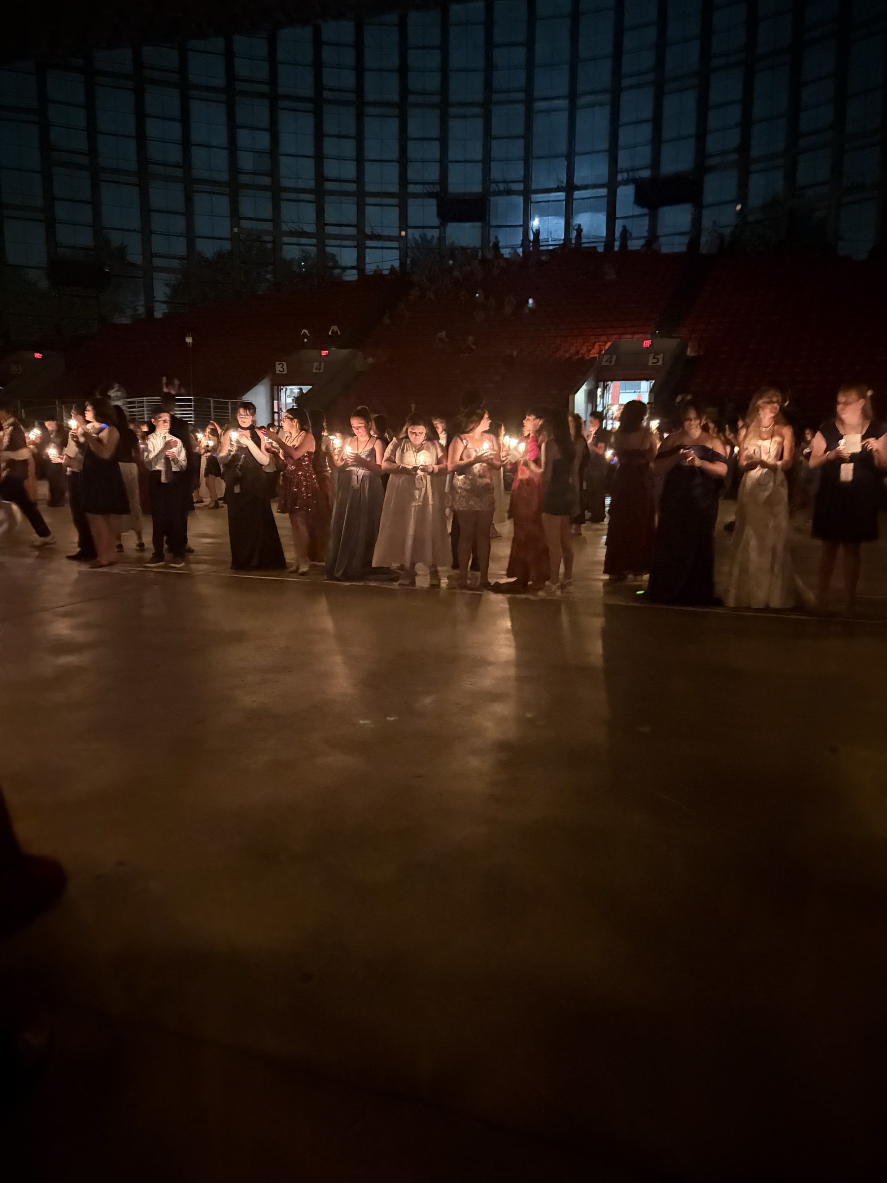 Candlelight ceremony at NC 4-H Congress.