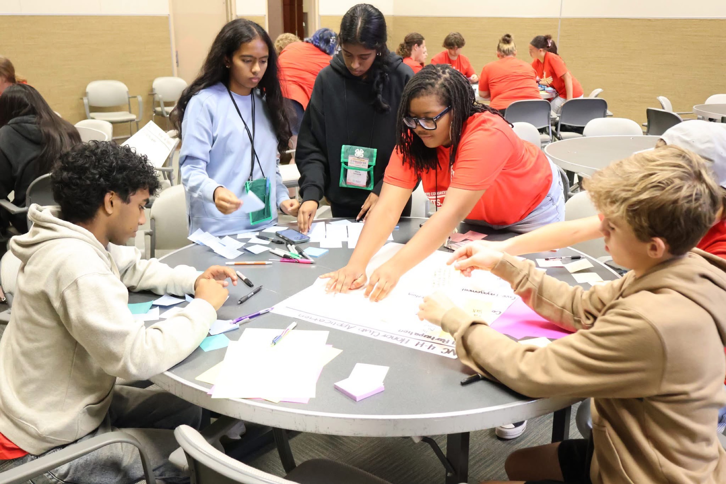 Lead to Change project work at NC 4-H Congress.